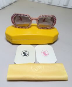 Alternative view of Swarovski SK0345-4872U Octagonal Sunglasses