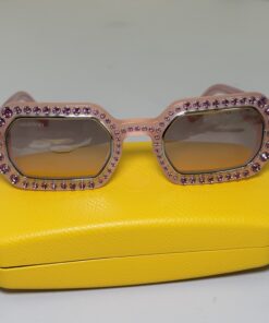 Swarovski SK0345-4872U Octagonal Sunglasses