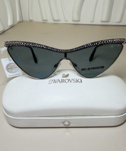 Alternative view of Swarovski Atelier SK0239-P Crystal Pointiage Cat-Eye Sunglasses