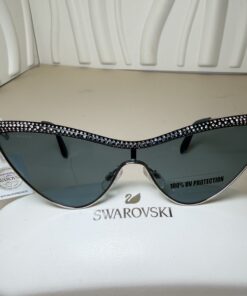 Swarovski Atelier SK0239-P Crystal Pointiage Cat-Eye Sunglasses