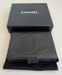 Chanel Vintage Timeless CC Compact French Bifold Wallet