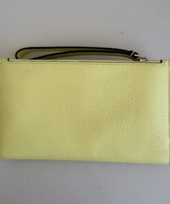 Alternative view of Kate Spade New York Jackson Leather Wristlet in Limelight Yellow