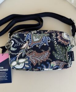Vera Bradley RFID Convertible Pouch Crossbody Bag – Java Navy Camo