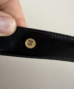 Alternative view of Gucci Double G Marmont Wide Black Leather Belt