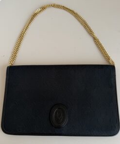 Christian Dior Vintage Honeycomb Chain Clutch/Shoulder Bag