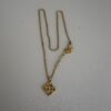 Vintage Christian Dior Authentic Rhombus CD Logo Pendant Necklace.