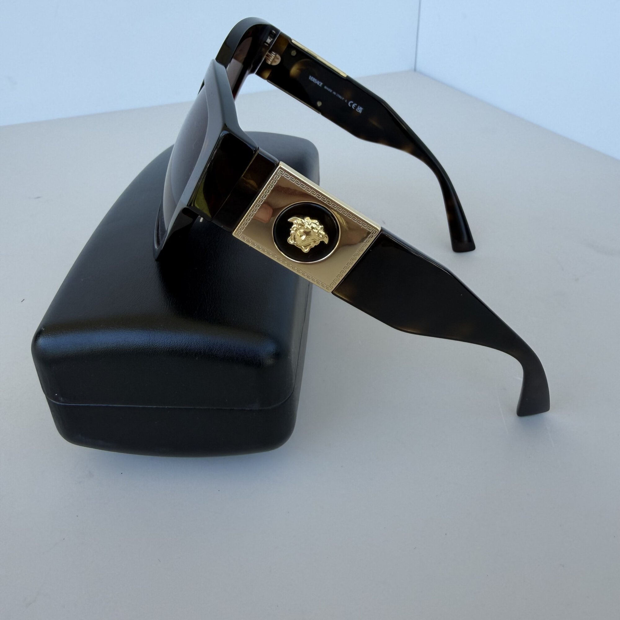 Versace VE4437U Havana Tortoise Square Sunglasses image 2
