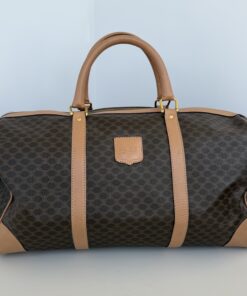 Vintage Celine Macadam Authentic Boston Bag