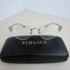 Versace Authentic New With Tags Rimless Cat-Eye Crystal Eyeglasses (VE1254B)