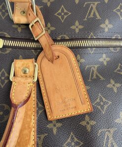 Louis Vuitton Vintage Monogram Keepall 55 Travel Duffle Bag - Image 3