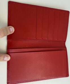 Louis Vuitton Castilian Red Epi Leather Long Billfold Wallet - Image 3