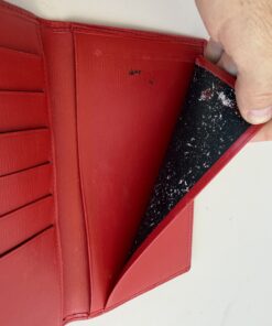 Louis Vuitton Castilian Red Epi Leather Long Billfold Wallet - Image 6