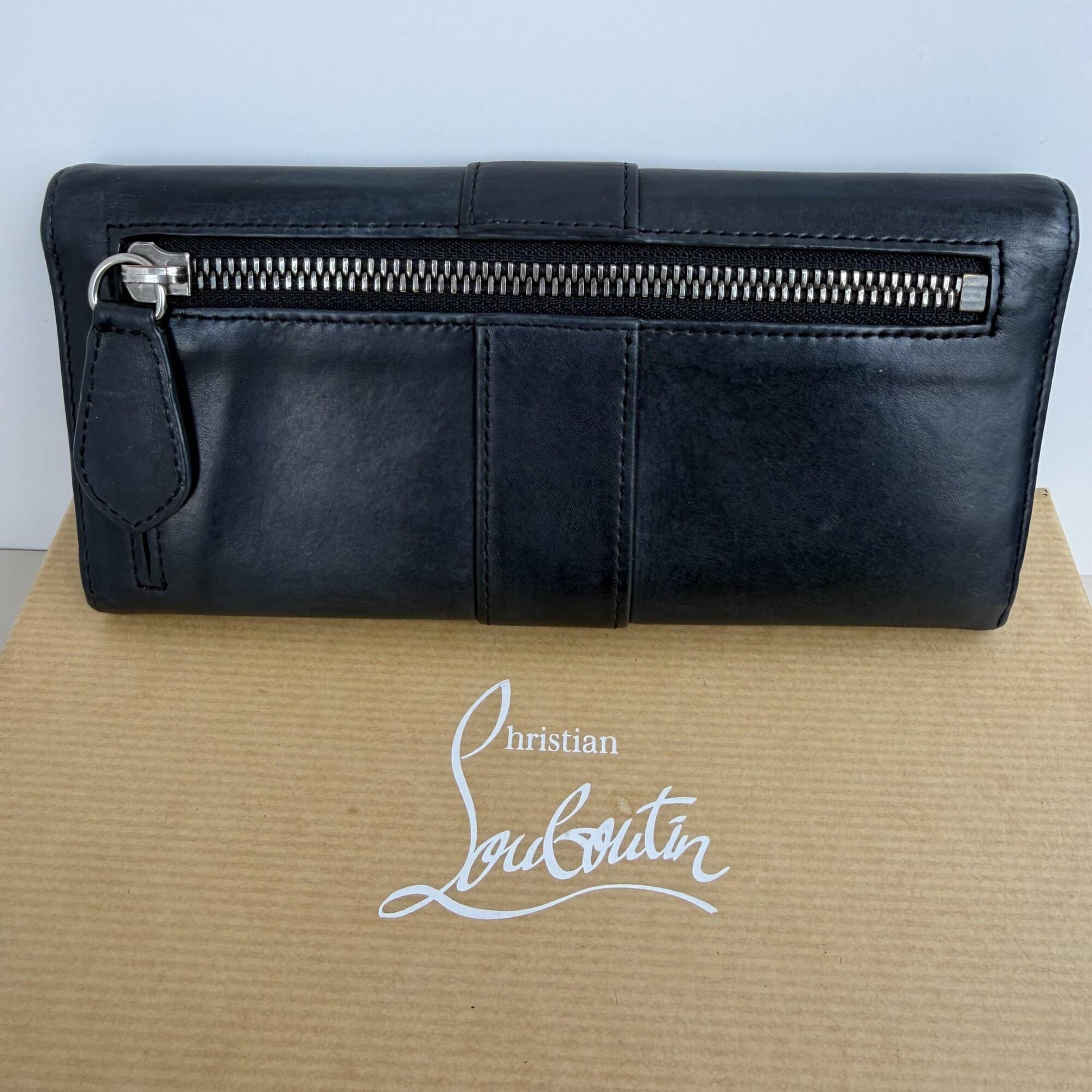 Christian Louboutin Sweet Charity Long Flap Wallet Clutch - Image 3
