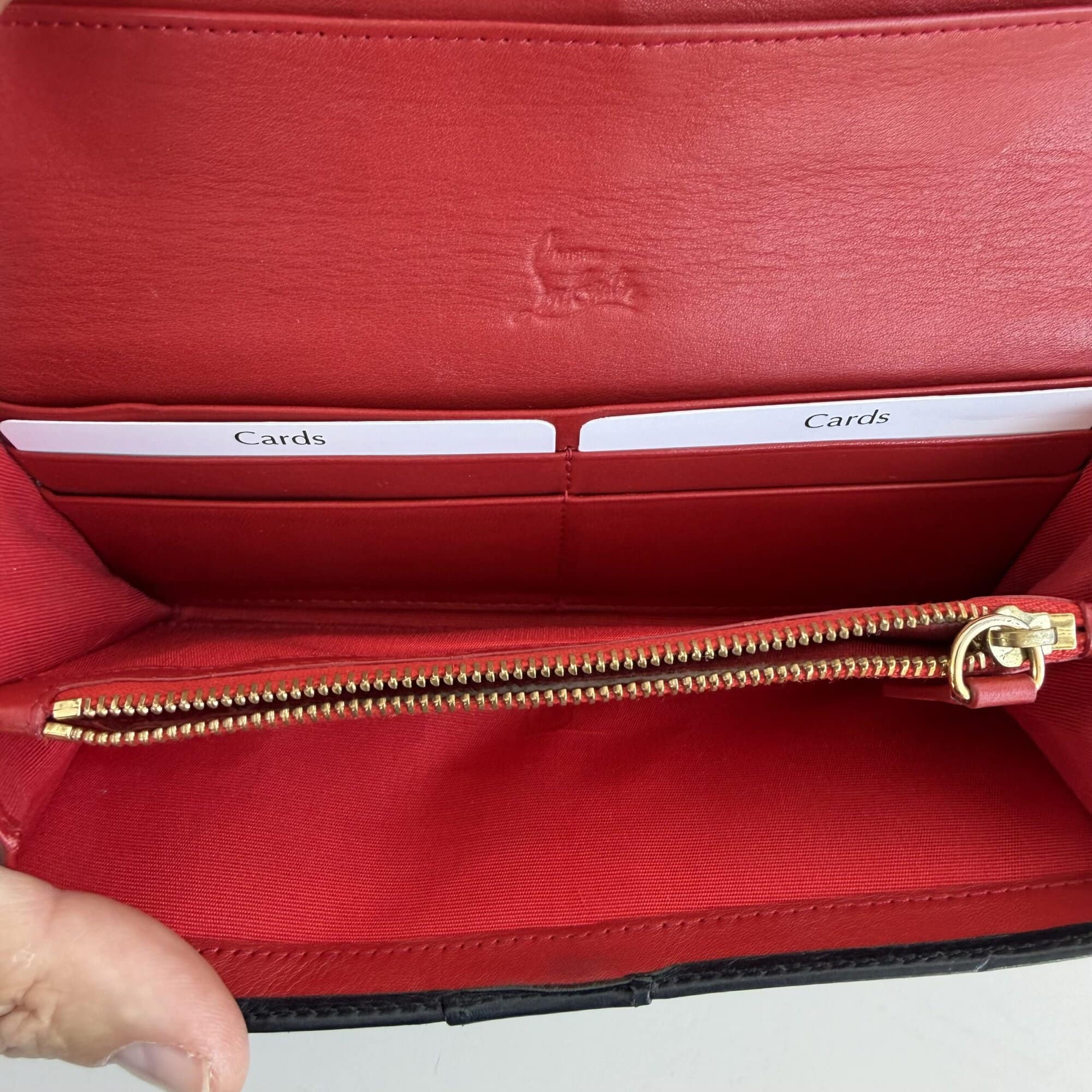 Christian Louboutin Sweet Charity Long Flap Wallet Clutch - Image 5