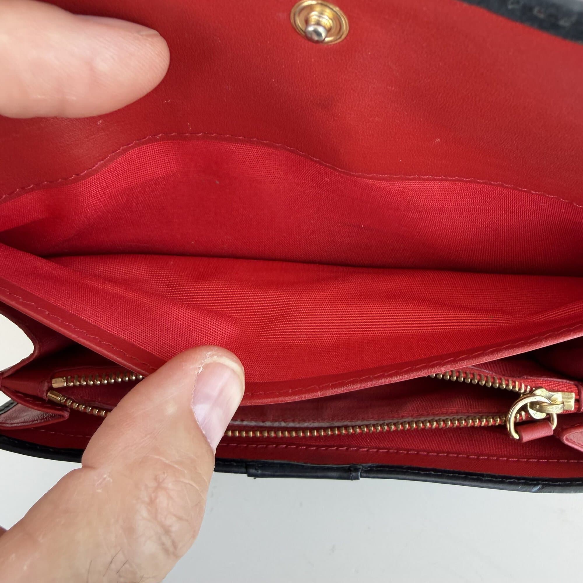 Christian Louboutin Sweet Charity Long Flap Wallet Clutch - Image 7