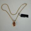 NWT Authentic Givenchy Gold-Tone Multi-Stone Statement Pendant Necklace