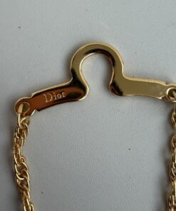 Alternative view of Christian Dior Vintage Gold-Tone Rope Chain Men's Tie Clasp