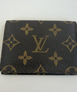 Pre-Owned Authentic Louis Vuitton Monogram Enveloppe Carte de Visite (M63801/M62920