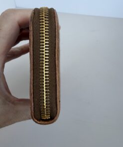 Miu Miu Croc-Embossed Leather L-Shaped Zip Continental Long Wallet - Image 4