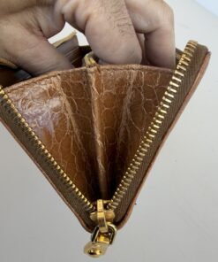 Miu Miu Croc-Embossed Leather L-Shaped Zip Continental Long Wallet - Image 10