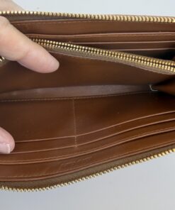 Miu Miu Croc-Embossed Leather L-Shaped Zip Continental Long Wallet - Image 14