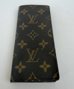 Pre-Owned Authentic Louis Vuitton Monogram Etui Lunette Simple Glasses or Sunglasses Case