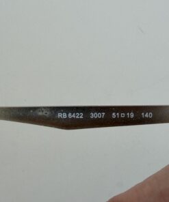 Alternative view of Ray-Ban RB6422 3007 Matte Bordeaux & Rose Gold Eyeglasses