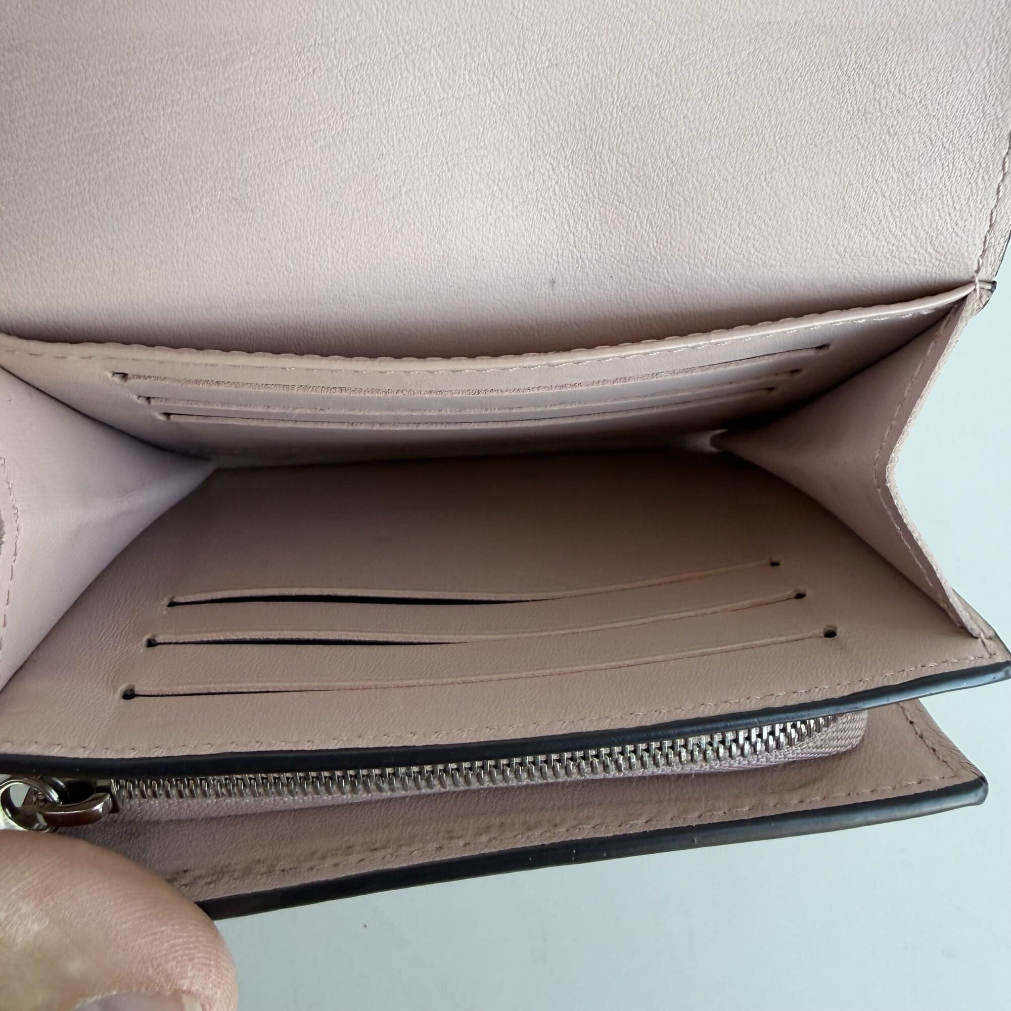 Louis Vuitton Monogram Mahina Perforated Leather Iris XS Compact Wallet – Magnolia Pink - Image 6