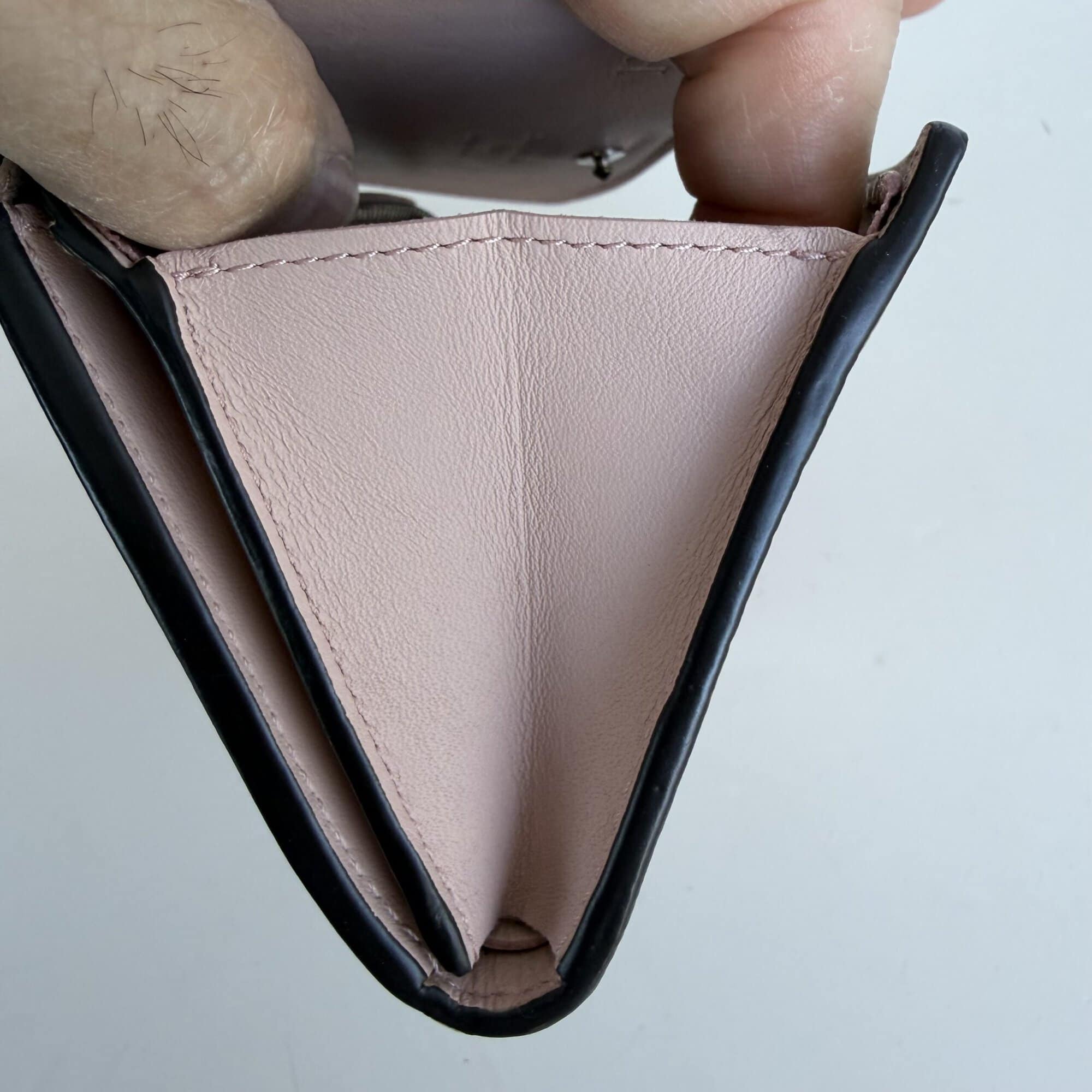 Louis Vuitton Monogram Mahina Perforated Leather Iris XS Compact Wallet – Magnolia Pink - Image 9