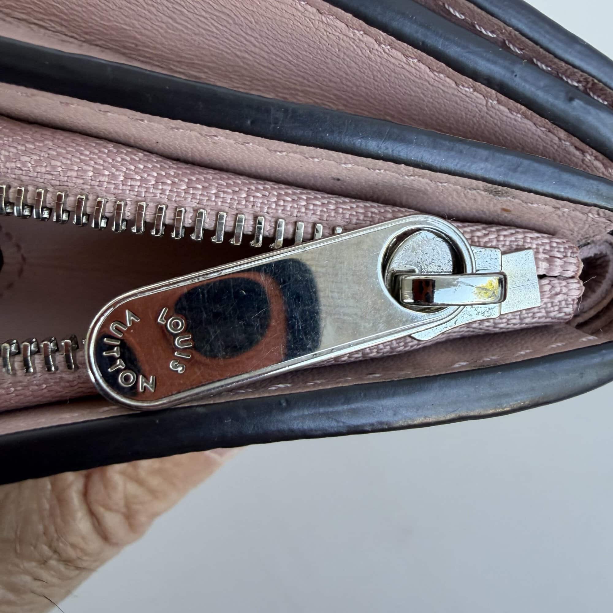 Louis Vuitton Monogram Mahina Perforated Leather Iris XS Compact Wallet – Magnolia Pink - Image 12
