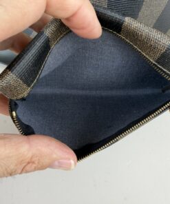 Fendi Pequin Striped Bucket Bag with Detachable Pouch - Image 4
