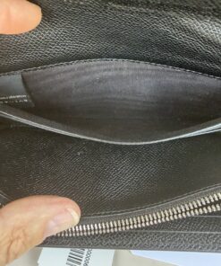 BVLGARI BVLGARI Large Continental Flap Wallet Black Grained Leather, additional view 5