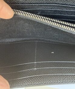 BVLGARI BVLGARI Large Continental Flap Wallet Black Grained Leather, additional view 6
