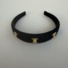 Pre-Owend Authentic Salvatore Ferragamo Vara Multi-Placque Grosgrain Headband.