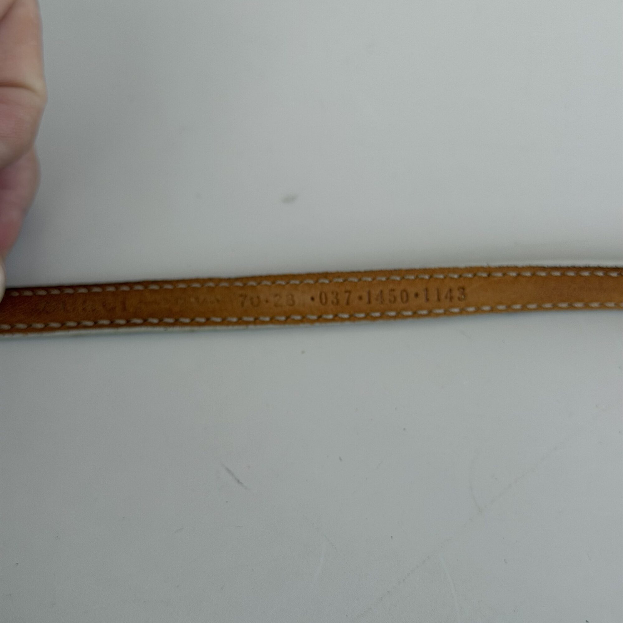 Gucci Skinny Logo Plate Belt image 3