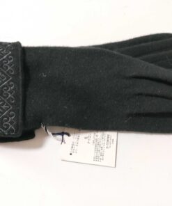 Givenchy 4G Emblem Embroidered Wool Knit Winter Gloves - Black NWT - Image 8