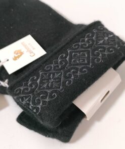 Givenchy 4G Emblem Embroidered Wool Knit Winter Gloves - Black NWT - Image 10