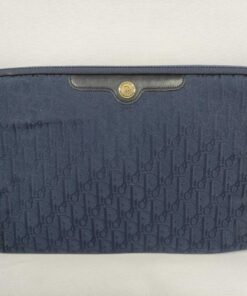 Christian Dior Vintage Trotter Monogram Clutch Bag