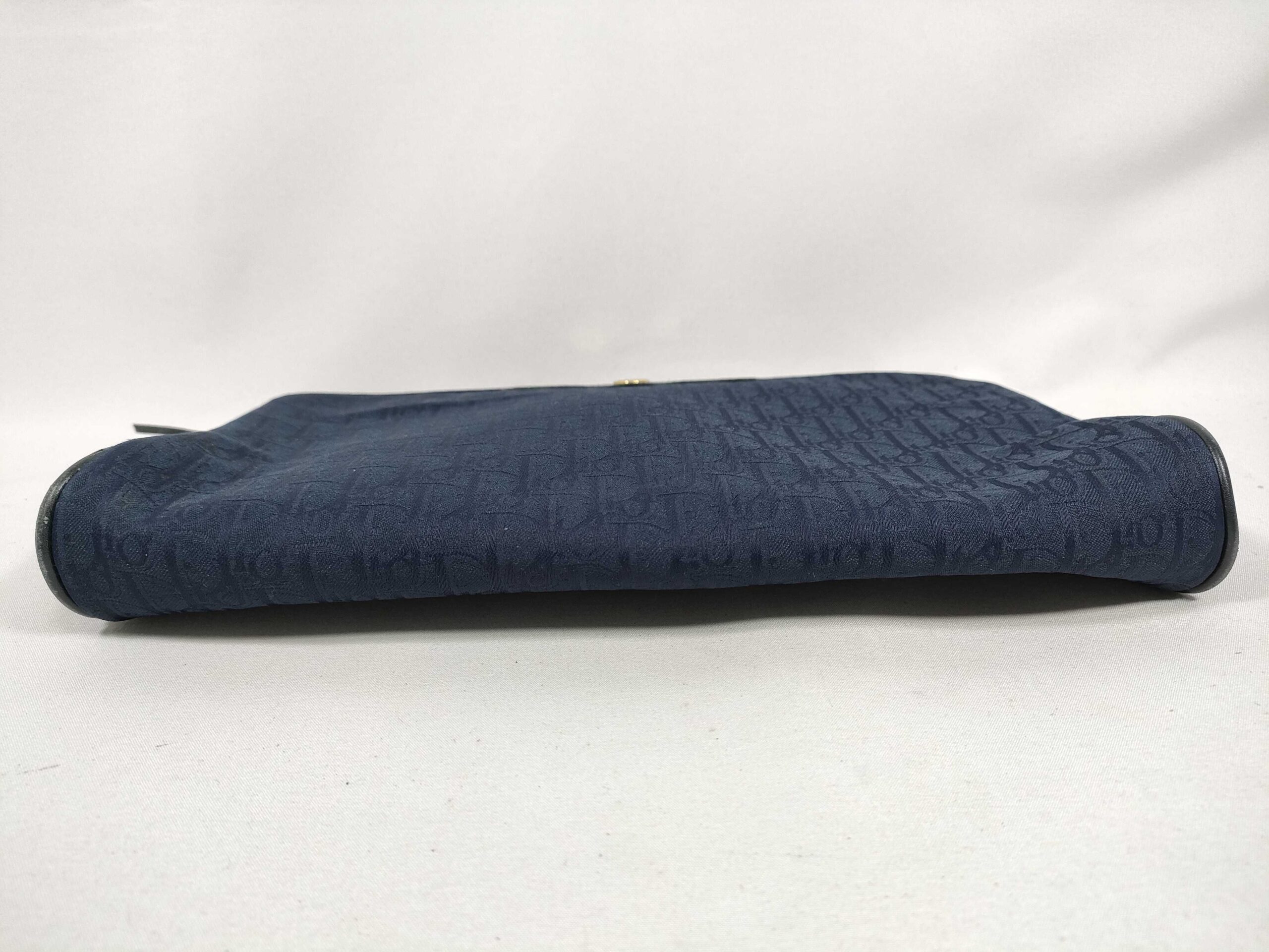 Christian Dior Vintage Trotter Monogram Clutch Bag - Image 4