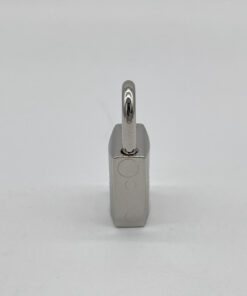 Hermès Palladium-Plated Padlock Cadenas & 2 Keys Set No. 102 Silver Tone - Image 5