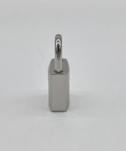 Hermès Palladium-Plated Padlock Cadenas & 2 Keys Set No. 102 Silver Tone - Image 3
