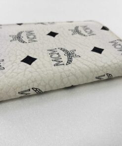 MCM Visetos Monogram Leather Pass Case Card Case Wallet - Image 5