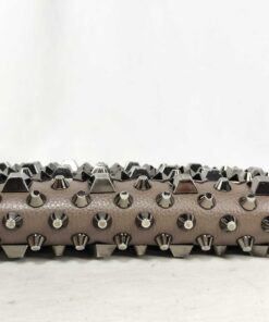 (Christian Louboutin Panettone Multi-Studded Zip-Around Wallet - Image 3