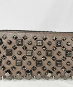Christian Louboutin Panettone Multi-Studded Zip-Around Wallet