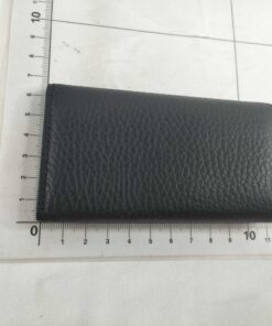 Alternative view of Burberry Black Grainy Leather 6-Ring Key Case Wallet Embossed Logo Pouch