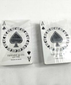 Tiffany & Co Playing Cards Deck Set of 2 Sealed Made in Spain Logo