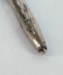 Tiffany & Co Sterling Silver Diamond Textured Twist Purse Ballpoint Pen - Image 5