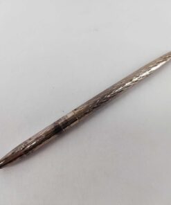 Tiffany & Co Sterling Silver Diamond Textured Twist Purse Ballpoint Pen