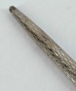 Tiffany & Co Sterling Silver Diamond Textured Twist Purse Ballpoint Pen - Image 6