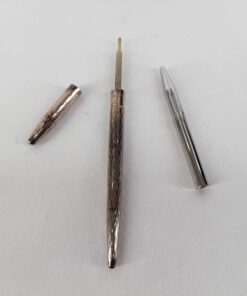 Tiffany & Co Sterling Silver Diamond Textured Twist Purse Ballpoint Pen - Image 3